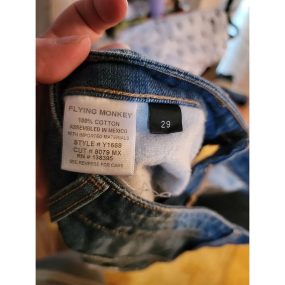 Flying Monkey denim skirt, sz29 - Picture 6 of 6